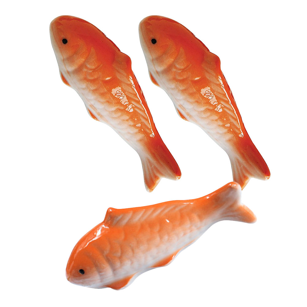 Aquarium Fish In Pond - 3 قطع من الأسماك الزخرفية المصنوعة