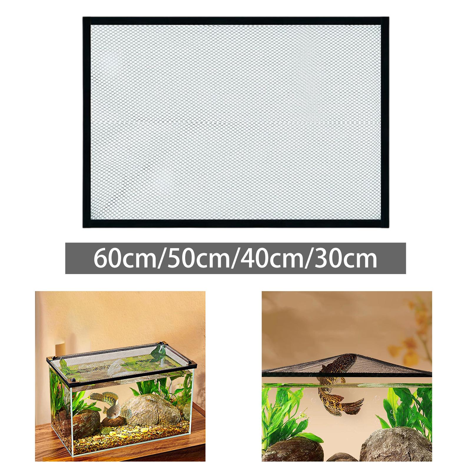 Aquarium Fish Jump Guard - غطاء علوي لشاشة حوض السمك ،