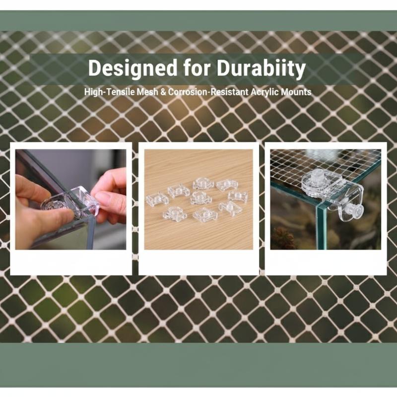 Aquarium Fish Jump Guard - شبكة حماية لحوض السمك مضادة للقفز،