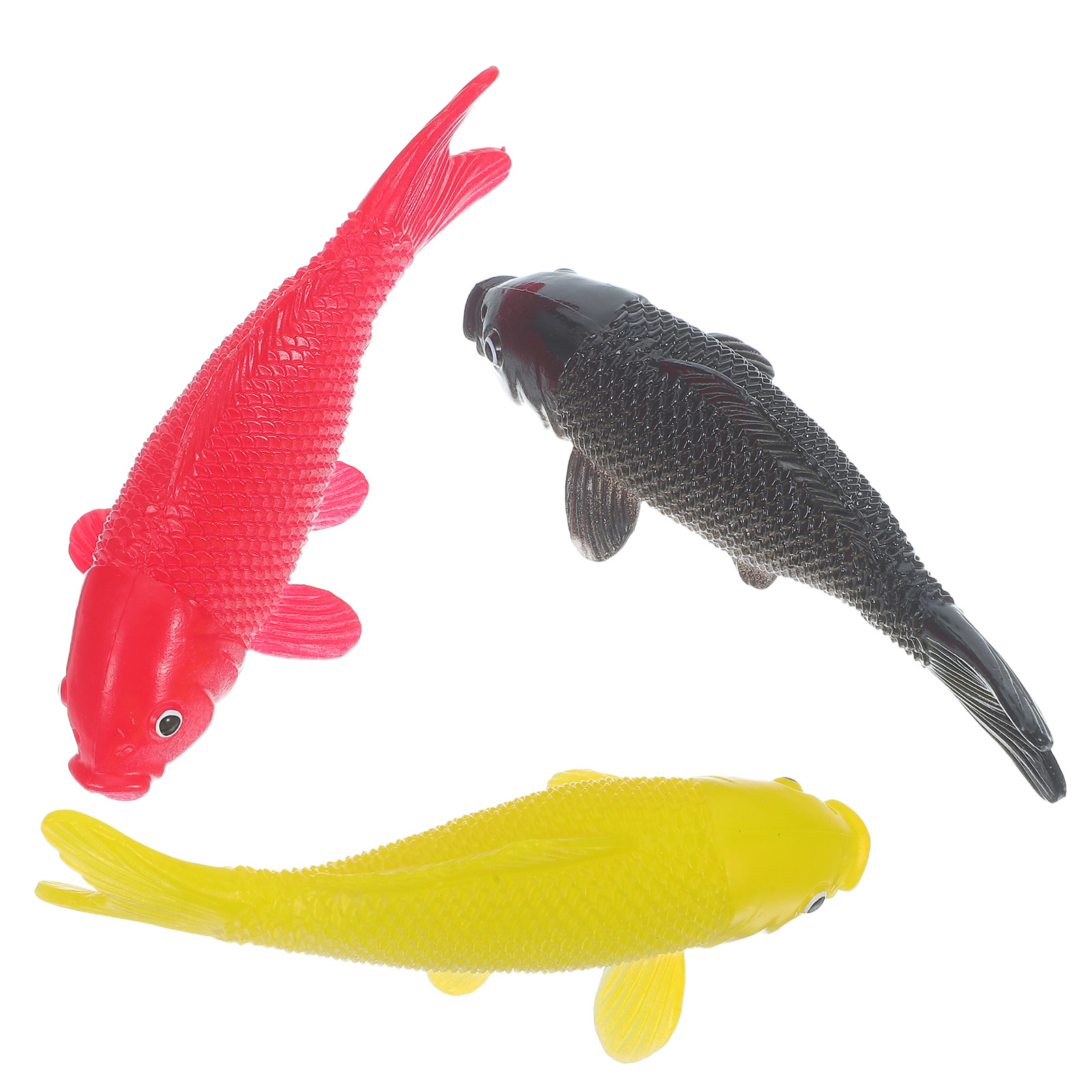 Aquarium Fish In Pond - 3 قطع من ألعاب الأسماك الحرفية،