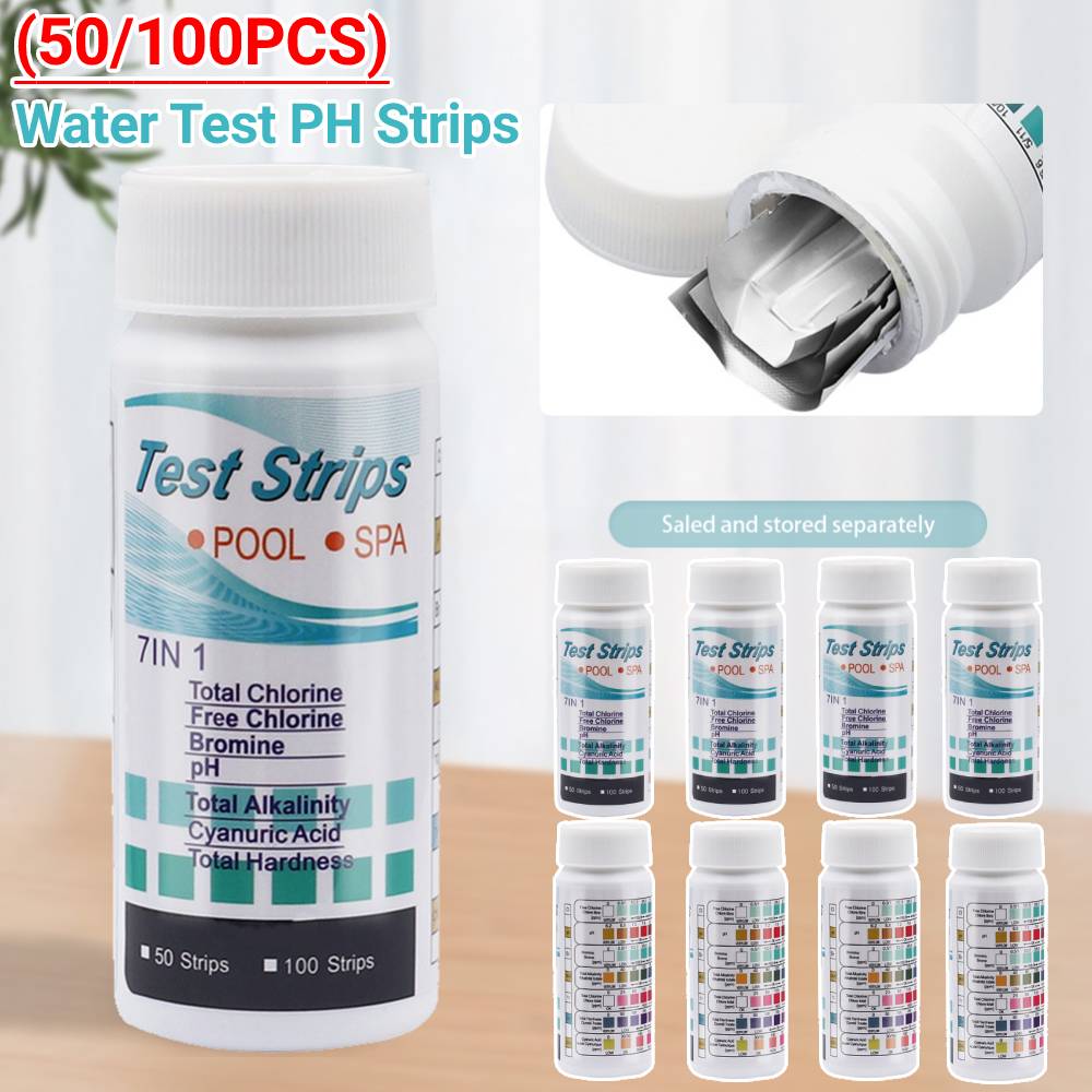 50/100 قطعة شرائط اختبار الميا - مراجعة Aquarium Fish Accessories وسعره