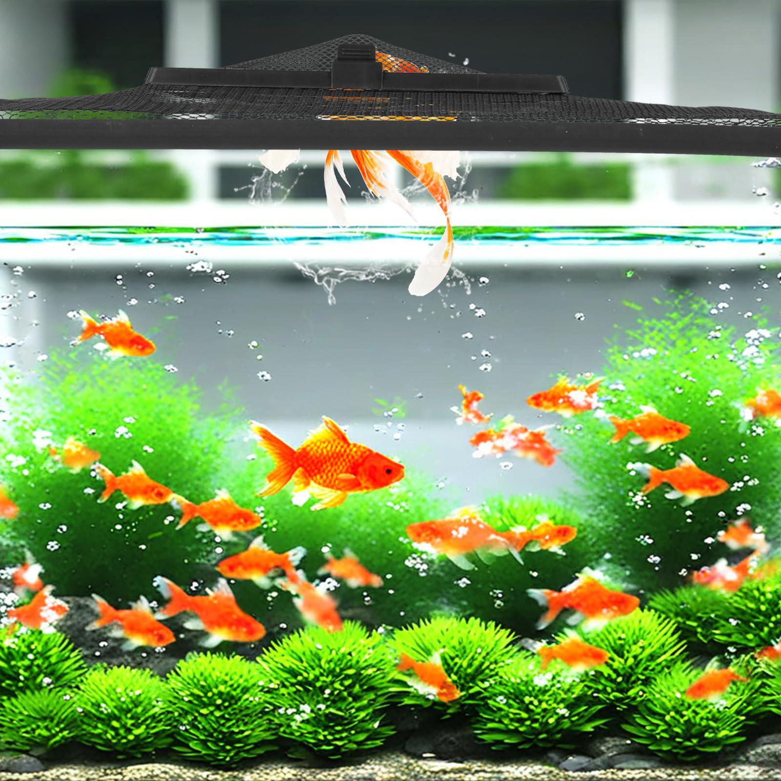 غطاء علوي لحوض السمك مع شبكة ح - مراجعة Aquarium Fish Jump Guard وسعره
