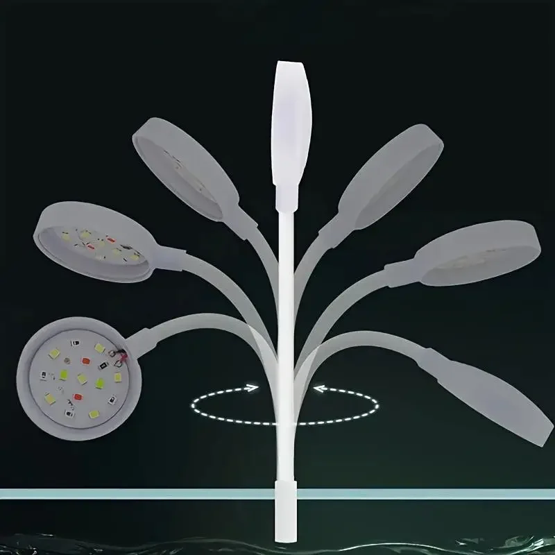 ضوء حوض السمك مع محول بمشبك LE - مراجعة Aquarium Fish Accessories وسعره