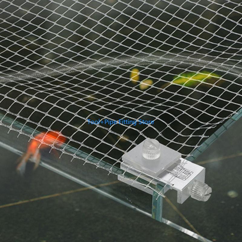 F92B 2 قطع حوض السمك كليب سبائ - مراجعة Aquarium Fish Jump Guard وسعره