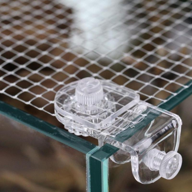 (BF06) قطعة واحدة شبكة حوض الس - مراجعة Aquarium Fish Jump Guard وسعره