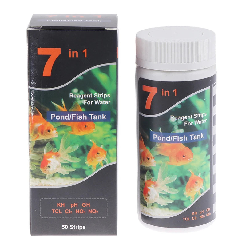 شريط اختبار PH 7 في 1، مجموعة  - مراجعة Aquarium Fish In Pond وسعره