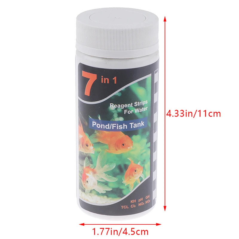 شريط اختبار PH 7 في 1، مجموعة  - مراجعة Aquarium Fish In Pond وسعره