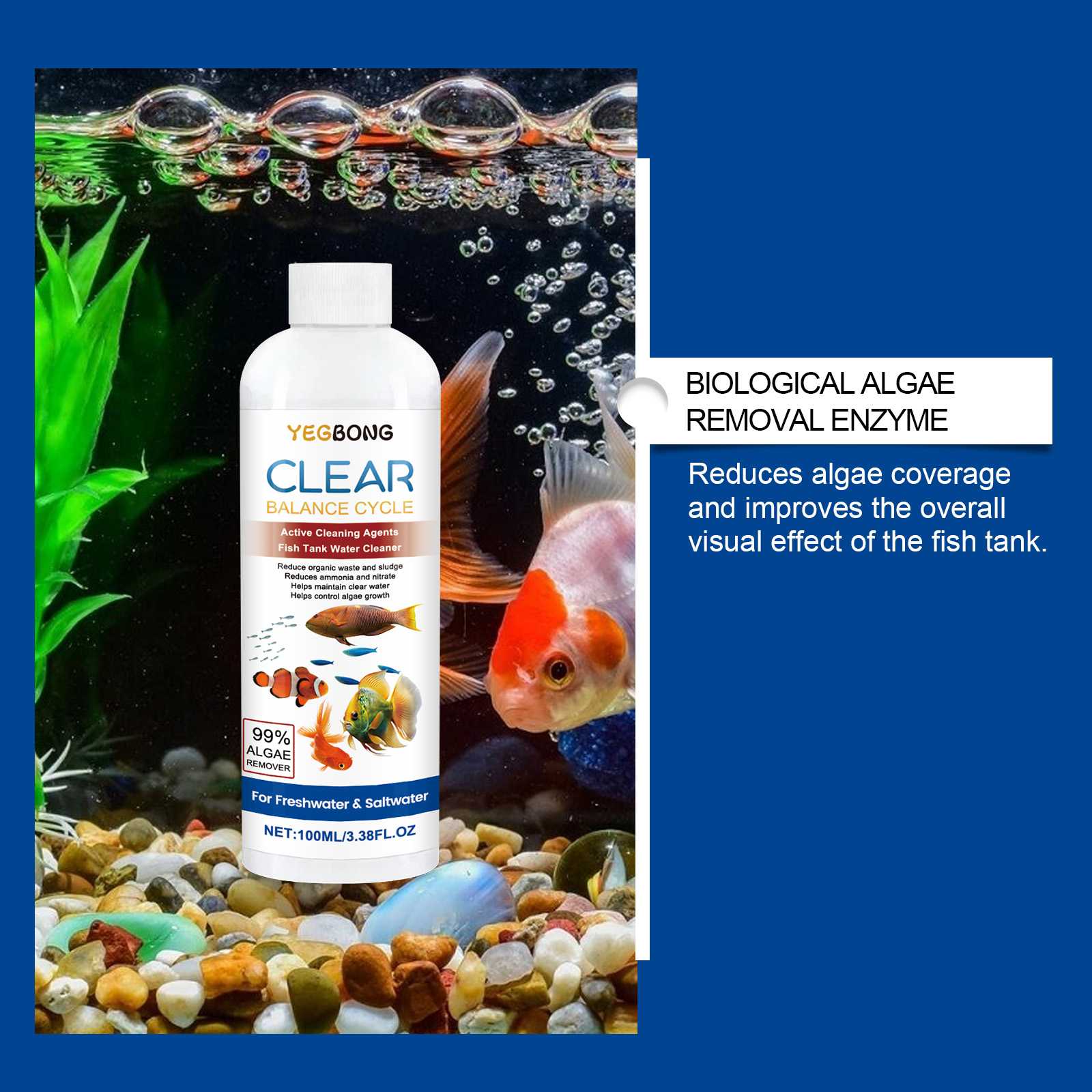 حوض السمك المياه توضيح 100 ملل - مراجعة Aquarium Fish Saltwater وسعره