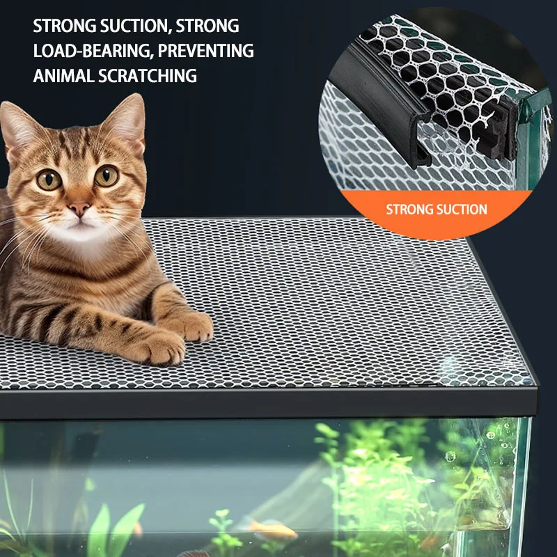 حوض السمك مكافحة القفز صافي ال - مراجعة Aquarium Fish Jump Guard وسعره