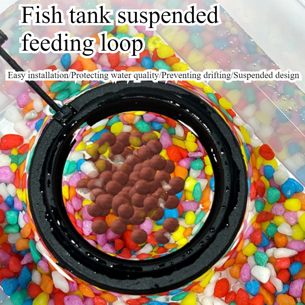 تغذية شفط كأس حوض السمك تغذية  - مراجعة Aquarium Fish Accessories وسعره