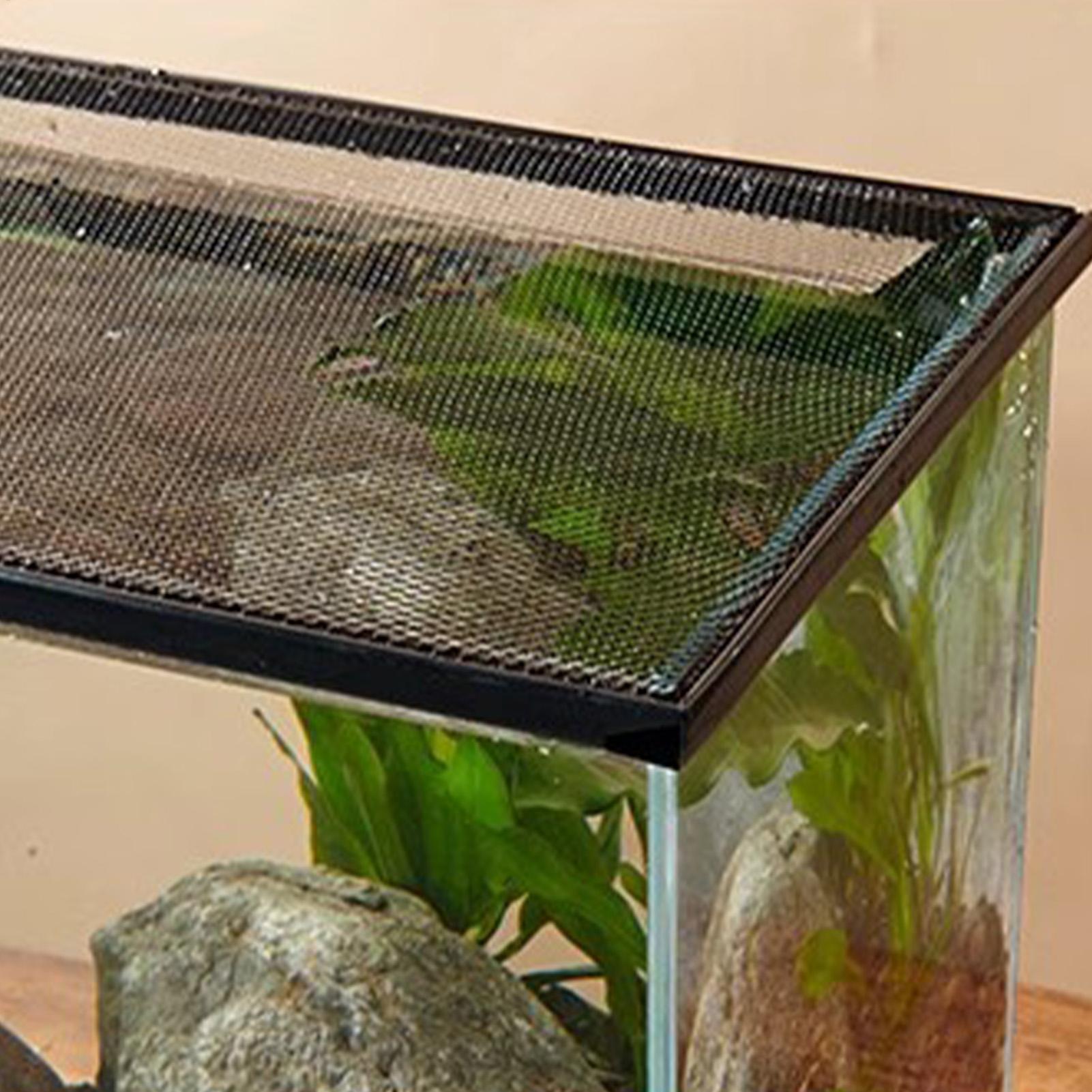 غطاء شبكي لحوض السمك مضاد للقف - مراجعة Aquarium Fish Jump Guard وسعره