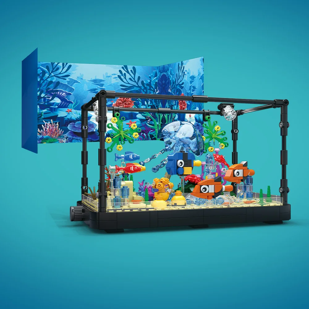 مجموعة مكعبات بناء حوض السمك م - مراجعة Aquarium Fish For Beginners وسعره