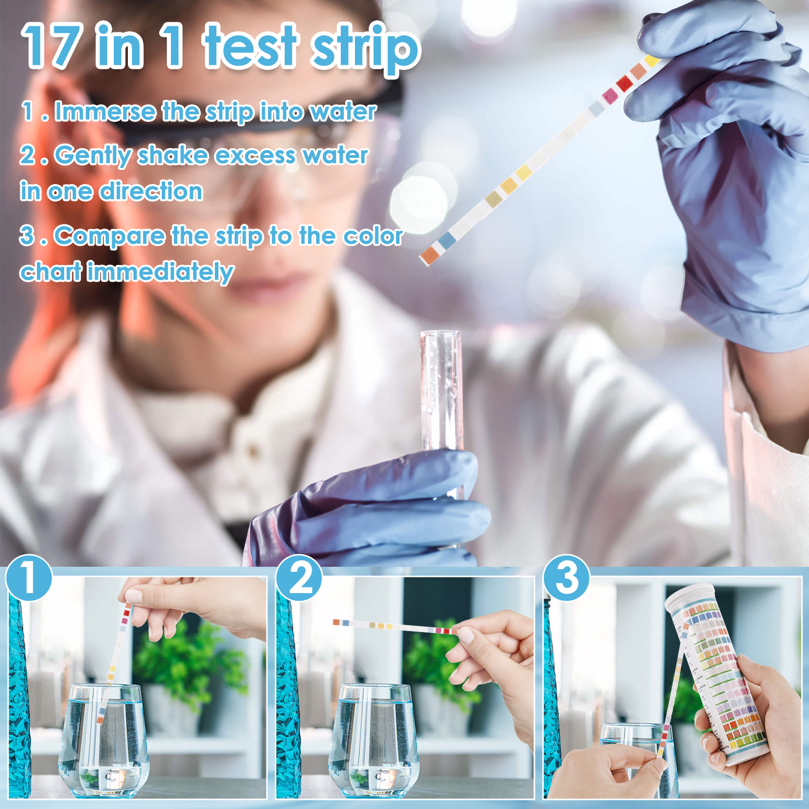 5-17 في 1 شرائط اختبار حوض الس - مراجعة Aquarium Fish Saltwater وسعره