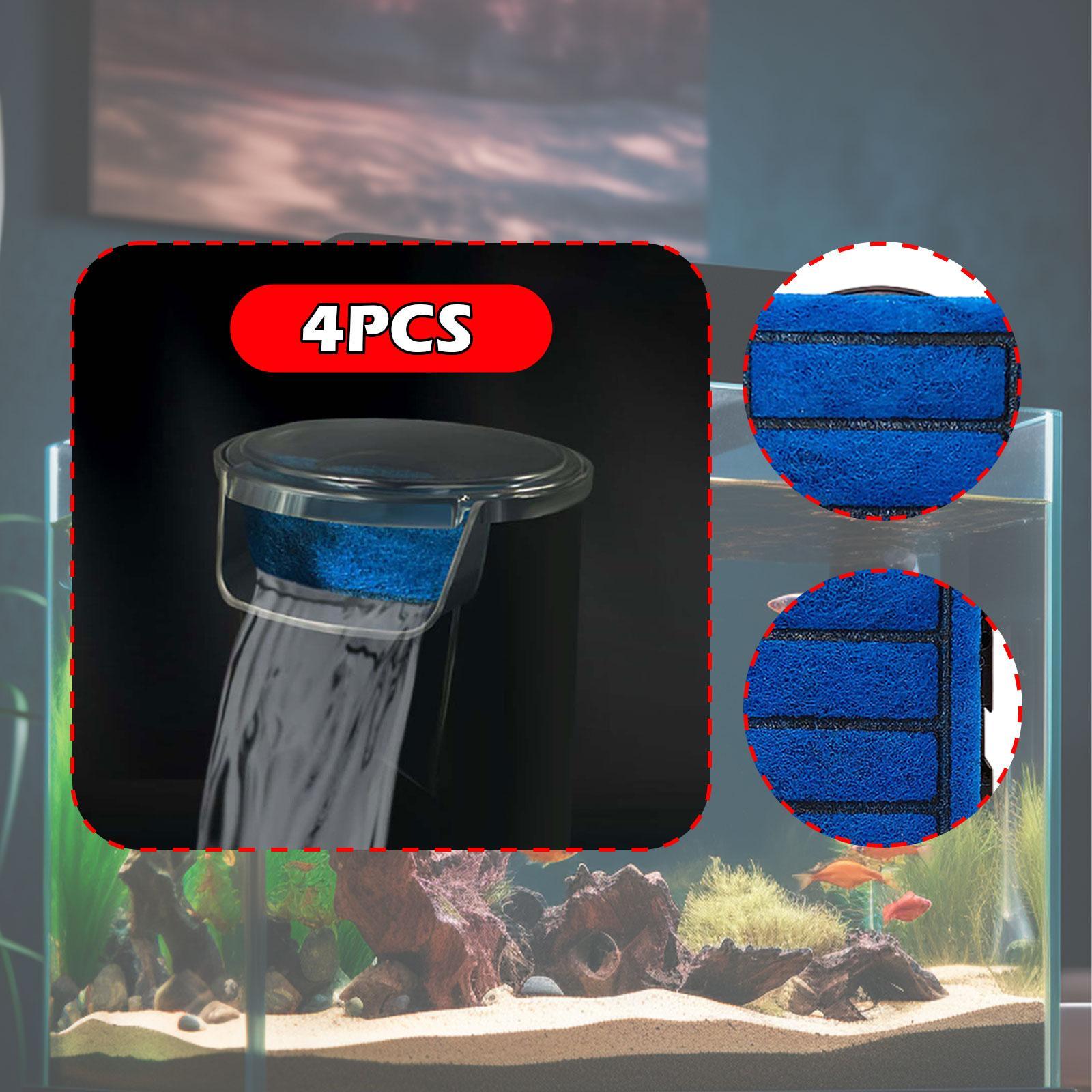 4 قطع خراطيش فلتر الخزان سهلة  - مراجعة Aquarium Fish Accessories وسعره